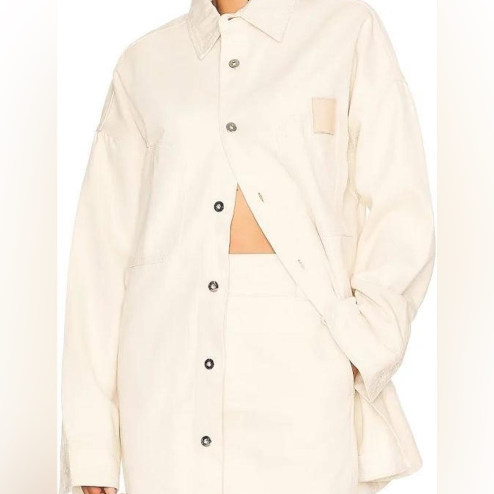 Helsa denim over shirt